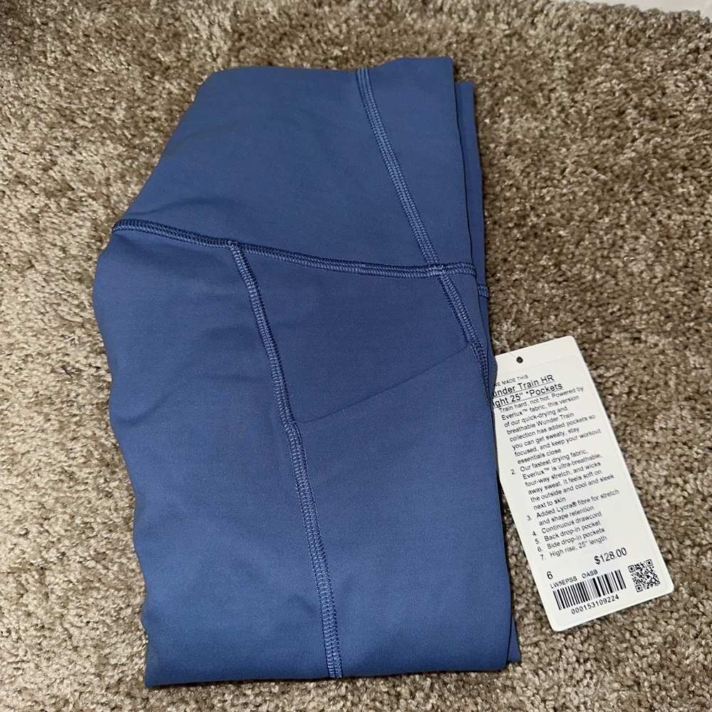 lululemon Wunder Train leggings Pockets